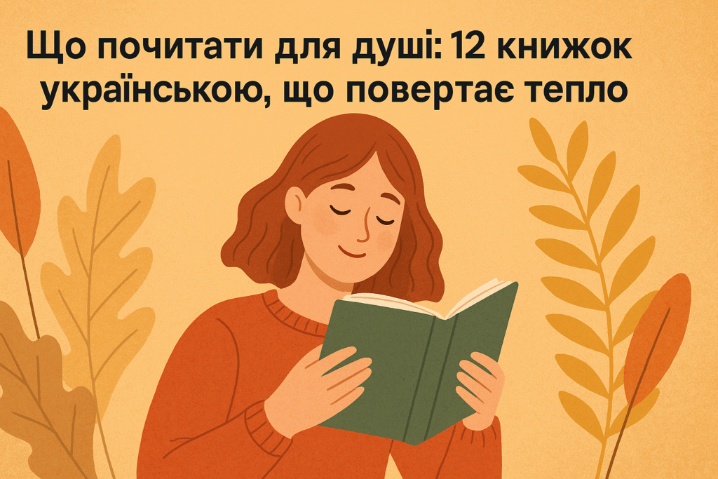 Що почитати для душі: 12 книжок українською, що повертає тепло