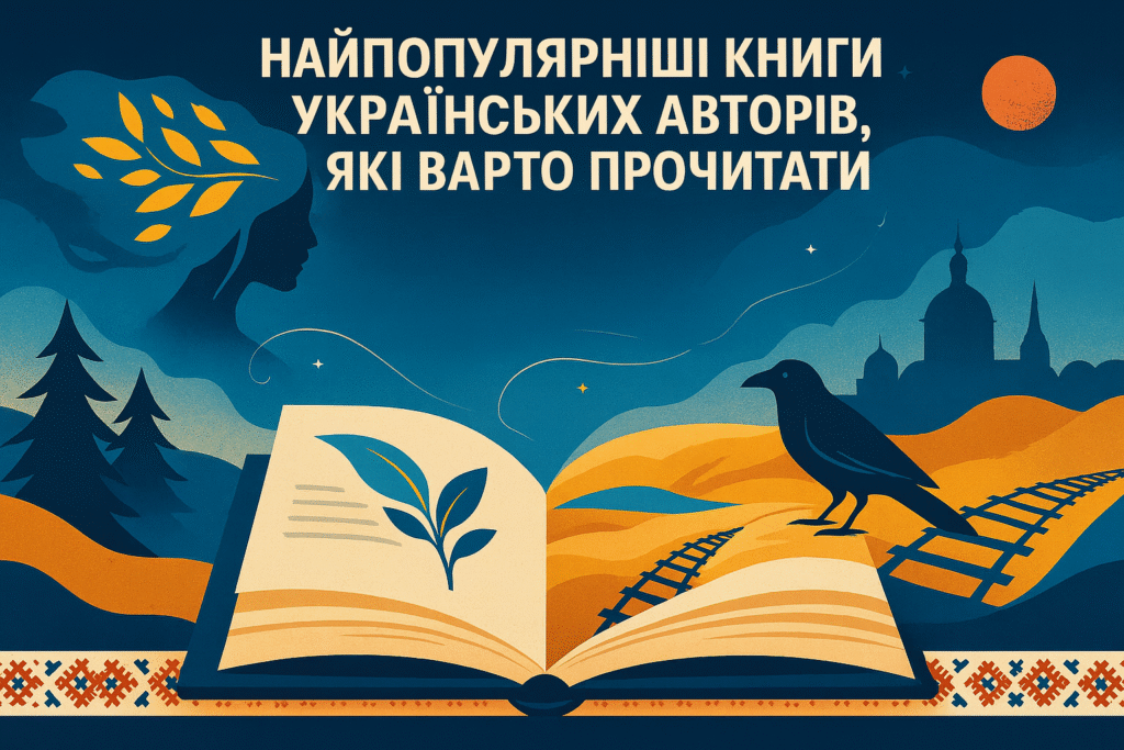 Найпопулярніші книги українських авторів, які варто прочитати