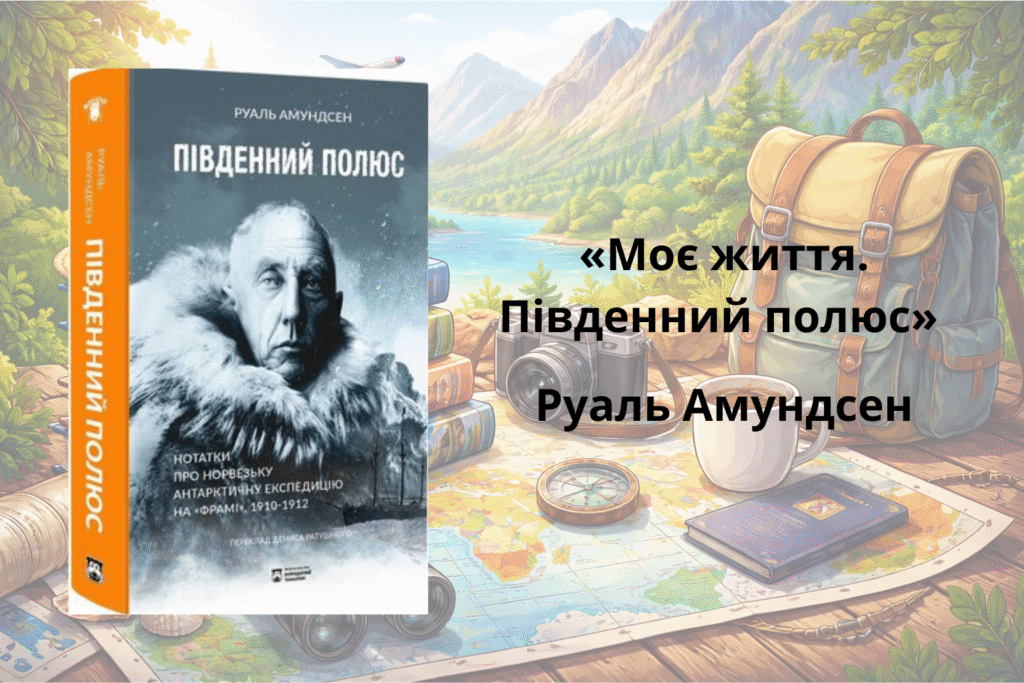 «Моє життя. Південний полюс» — Руаль Амундсен книга про подорожі