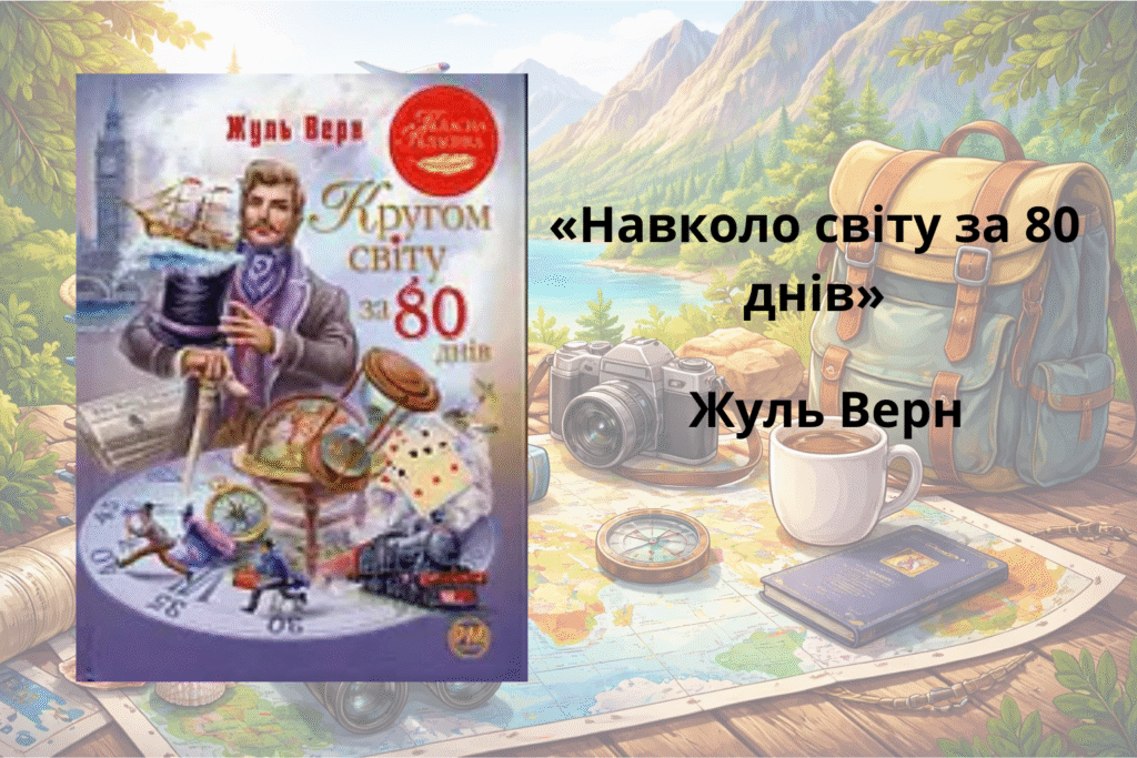 «Навколо світу за 80 днів» — Жуль Верн книжки про подорожі