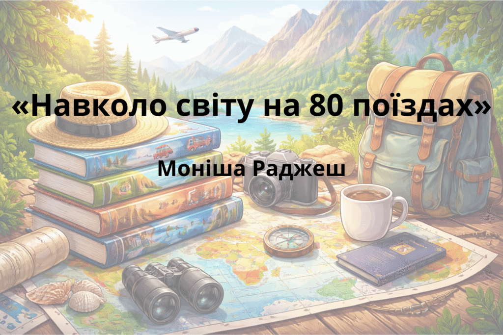 «Навколо світу на 80 поїздах» — Моніша Раджеш книга про мандри