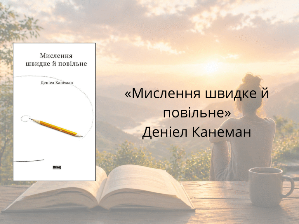 «Мислення швидке й повільне» — Деніел Канеман