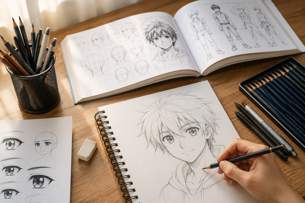 Apprendre à dessiner manga : les meilleurs livres pour progresser